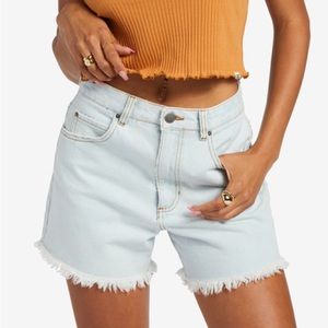 How bout that Billabong light blue jean shorts. New with tags. Size 29